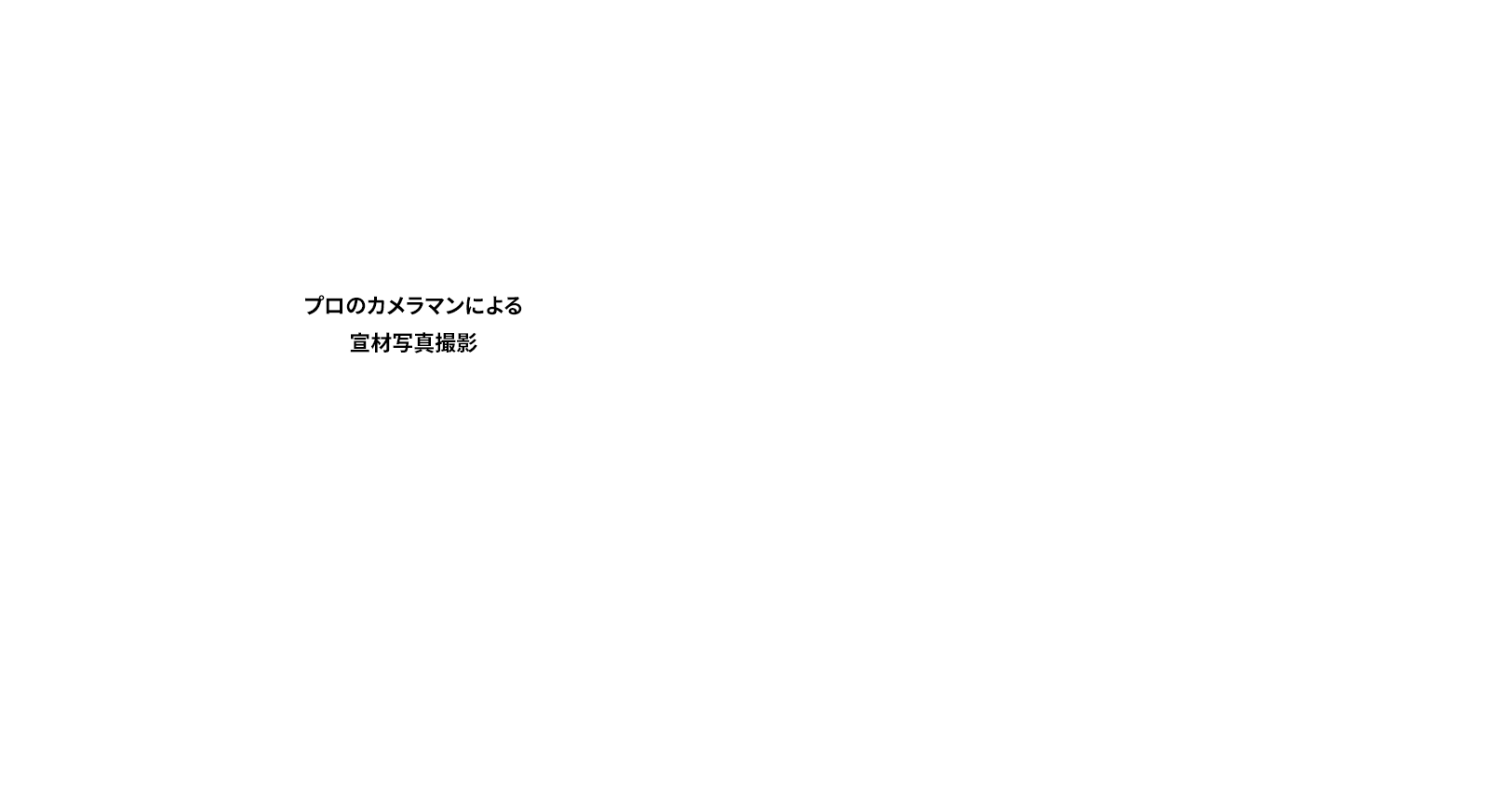 プロのカメラマンによる宣材写真撮影